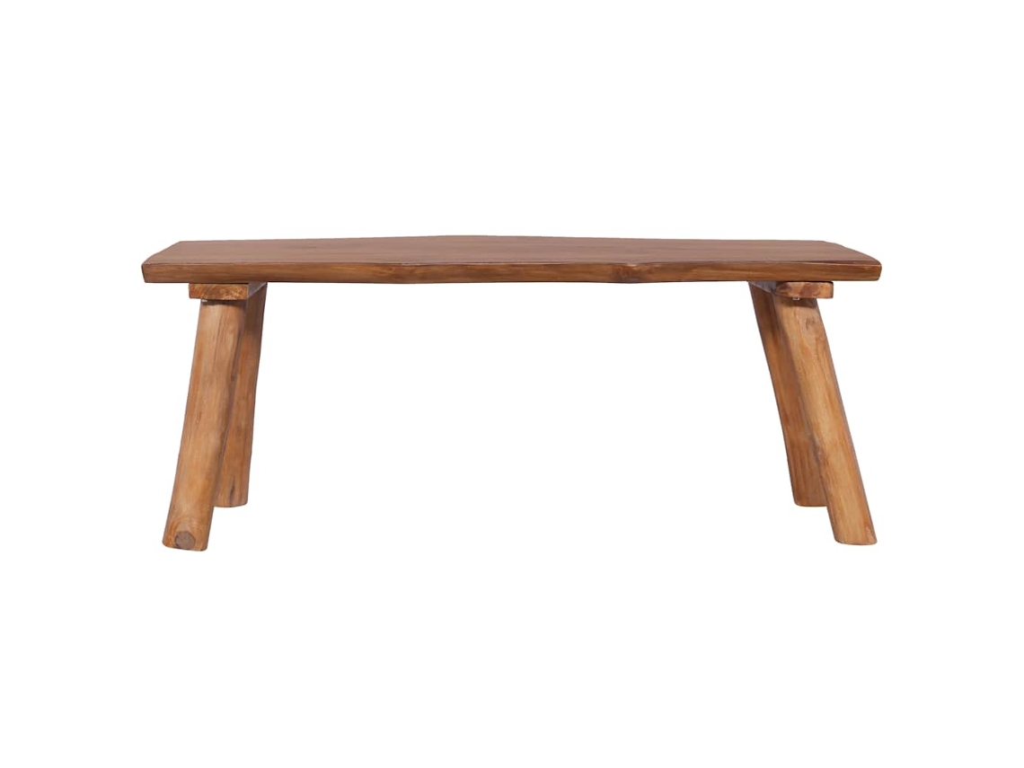 Banco de Jardim 120 Cm Madeira de Teca Maciça MAISON EXCLUSIVE