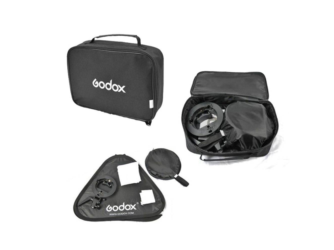 Softbox Foldable GODOX 80x80 com S2 Bracket e Grelha