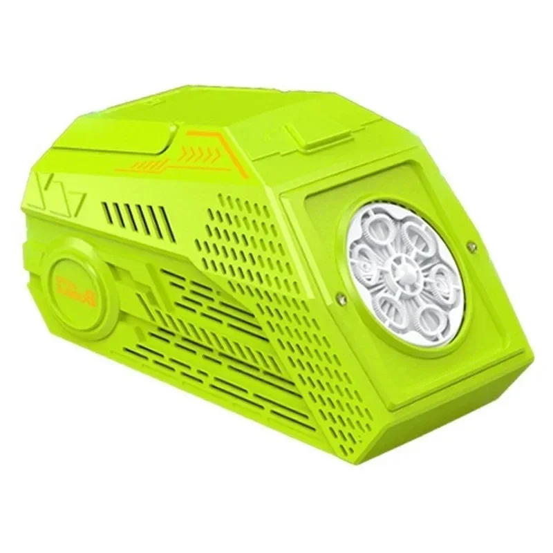 Máquina de Bolhas Elétrica com Luzes, Jogo para Festas Ao Ar Livre, Presente para Crianças MDUG (verde)