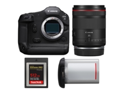Eos R1 + Rf 35mm F/1.4 L Vcm + 1 Sandisk 512gb Extreme Pro Cfexpress Type B + Canon Lp e19 + Ebook “20 Dicas para Fotos Que Impressionam” CANON