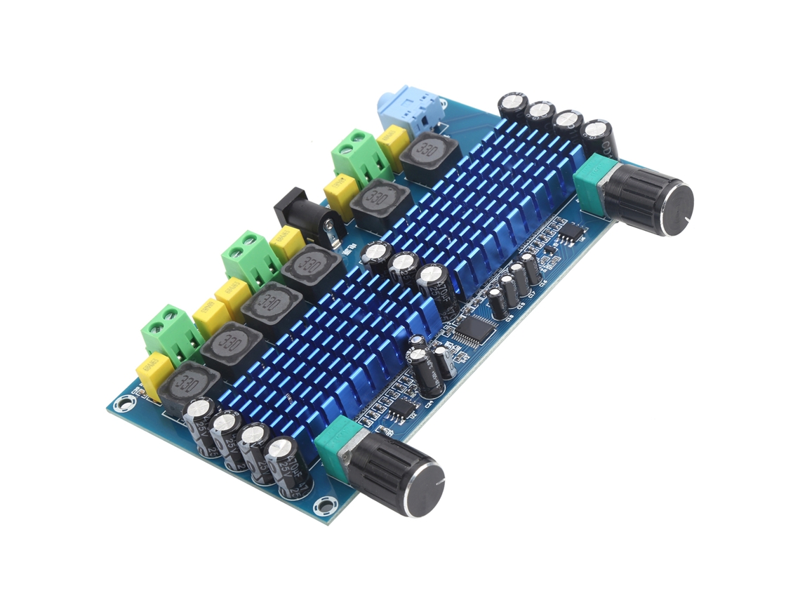 Laxiscreed Power Amplificador 2.1 Canais Com Chip Tpa3116 Para Áudio Hi-fi De Alta Qualidade