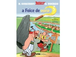Livro Astérix - A Foice de Ouro (volume 2) de René Goscinny e Albert Uderzo (Português)