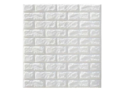 Conjunto De 5 Adesivos De Parede Com Padrão De Tijolos 3d (70 X 77 Cm) — Painéis De Parede Decorativos, À Prova D'água E Resistentes À Umidade.