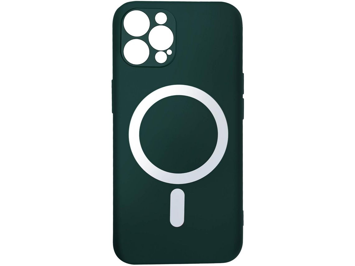 Capa Magsafe Soft Touch Bordas Para Yemaesre Verde