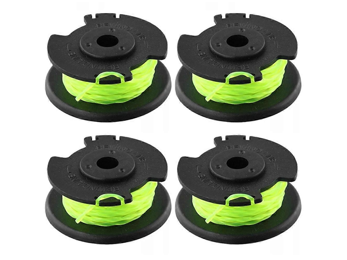 I4O 4 peças para RYOBI RLT36B33, RY36LT33A, 0 36V, carretéis de fio de nylon para aparador de grama D9O