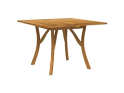 Garden Table, Garden Tables Vidaxl Marrom Madeira De Acácia (110 X 110 X 75 Cm)