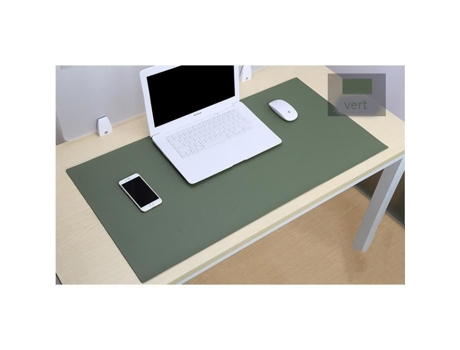 Almofada de mesa de couro PU dupla face 12060 cm Cor mais espessa Puro à prova dágua -- VERDE XICHAO
