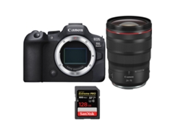 Eos R6 Mark Ii + Rf 24 70mm F/2.8 L Is Usm + 1 Sandisk 128gb Uhs ii 300mb/s Máquina Fotográfica Híbrida + Ebook Pricedirect CANON