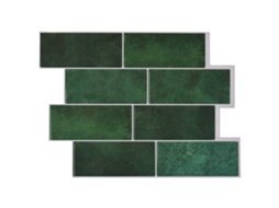 Vidaxl Azulejo Subterrâneo 20 Unid. Verde-escuro 29 X 21 Cm