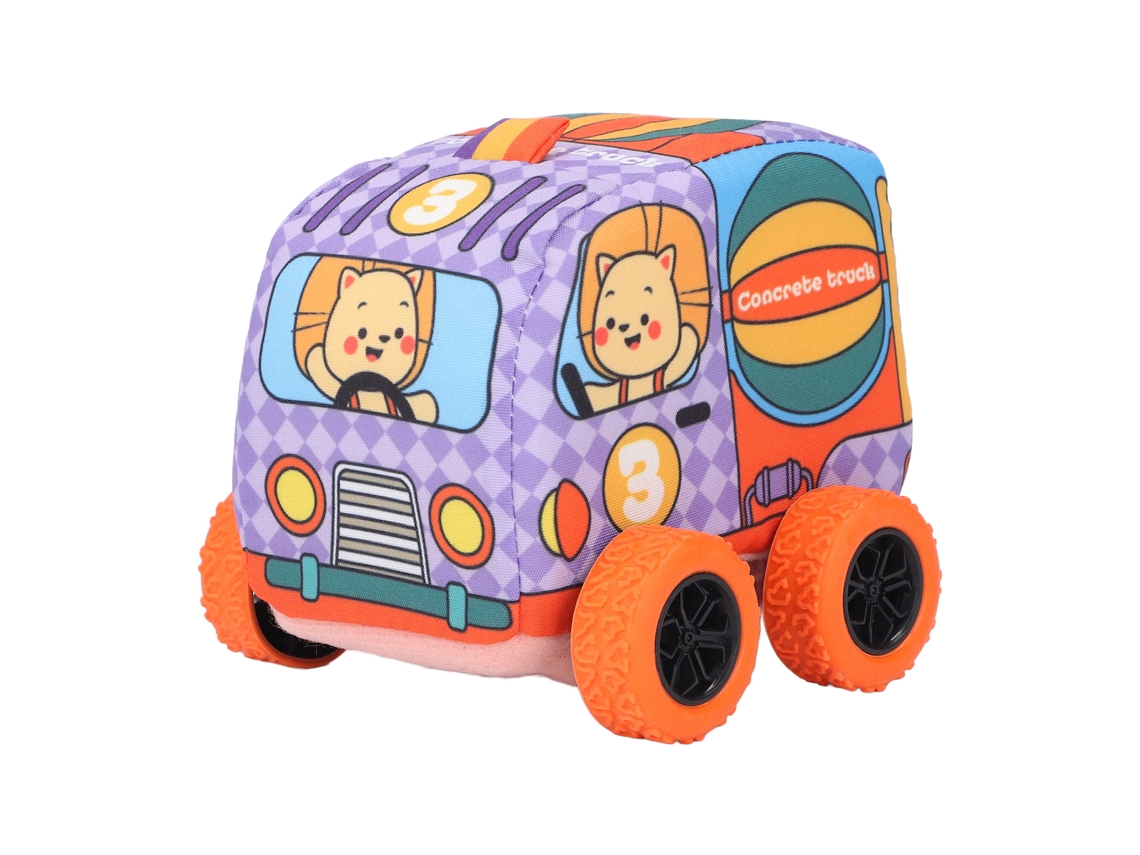 Business Carro de Tração para Bebê com Tecido Cartoon Leão | S/MARCA