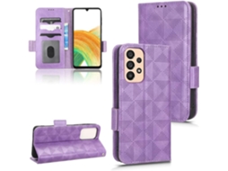 Capa Modelo Protetora para Samsung Galaxy A23 HONGWE. Pele Roxo