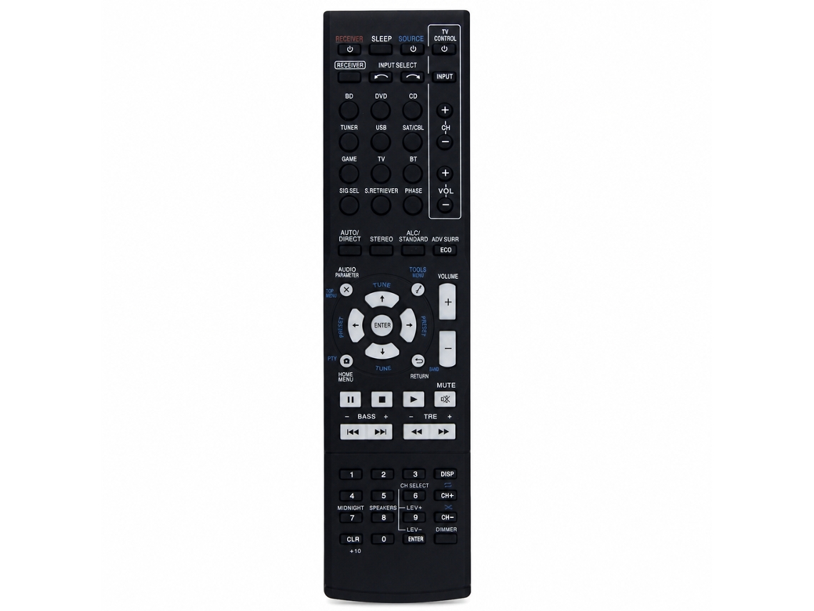 Comando À Distância Para Recetor Av Pioneer Axd7741, Controlo De Amplificador E Tv_dae
