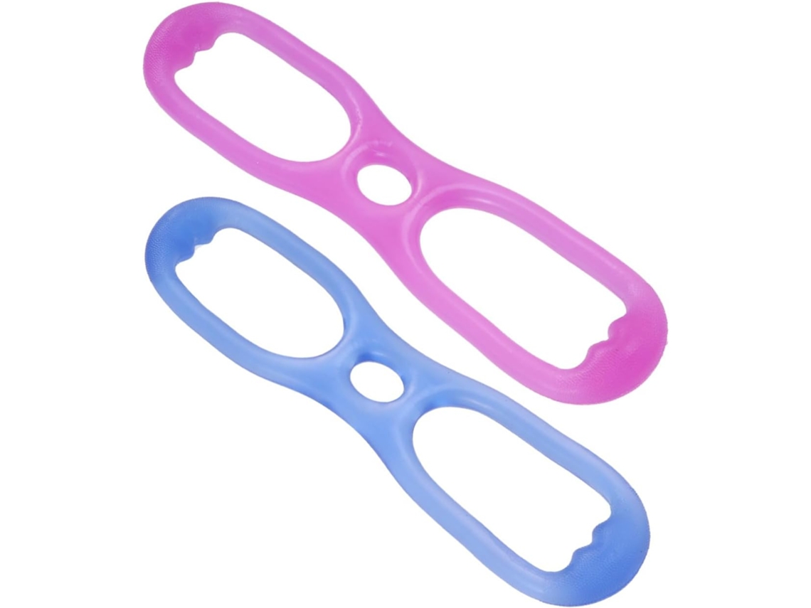 Faixas Elásticas De Silicone Para Yoga Com Design 8-palavras Desenvolvimento Do Peito 2 Unidades Corda Tração