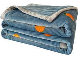 Manta de Inverno Fansu em Fleece com Estampa Nórdica Frutas Flanela Grossa Macia e Quente para Cama Infantil S