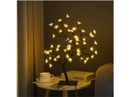 Luminária De Mesa Em Formato De Árvore De Natal Com Led, Estilo Bonsai, Com Entrada Usb. Ideal Para Gokoco