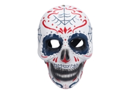 Máscara de Cabeça de Calavera Resina Unissex Halloween Festa | S/MARCA