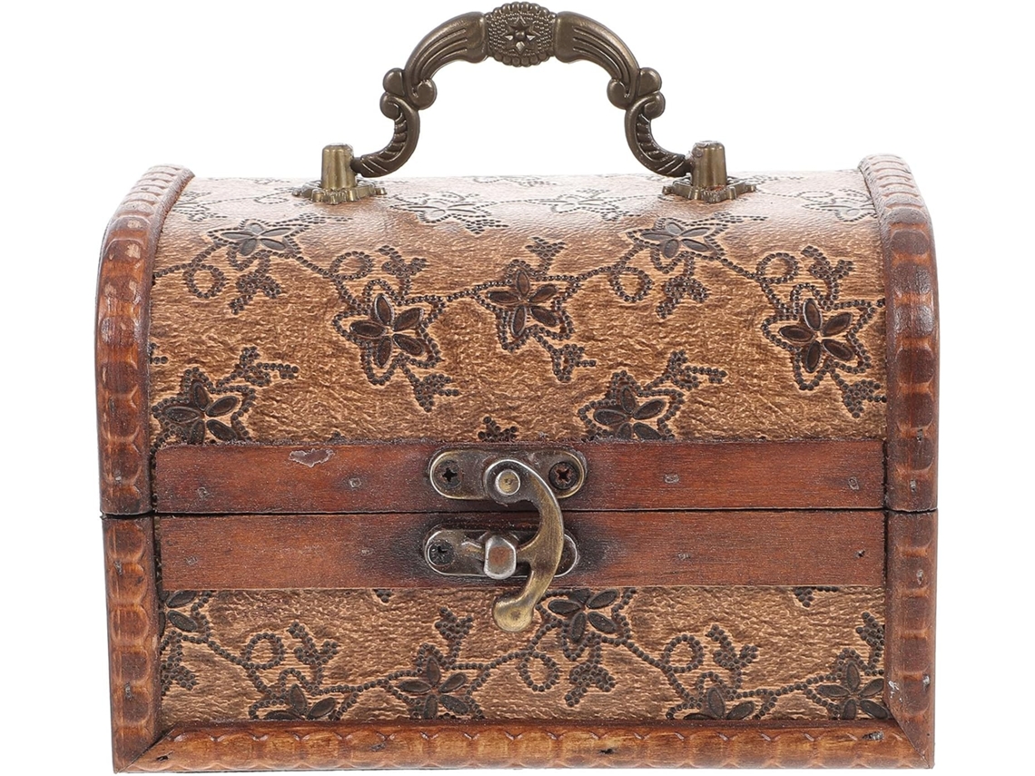 Caixa Joias Vintage Madeira GOKOCO