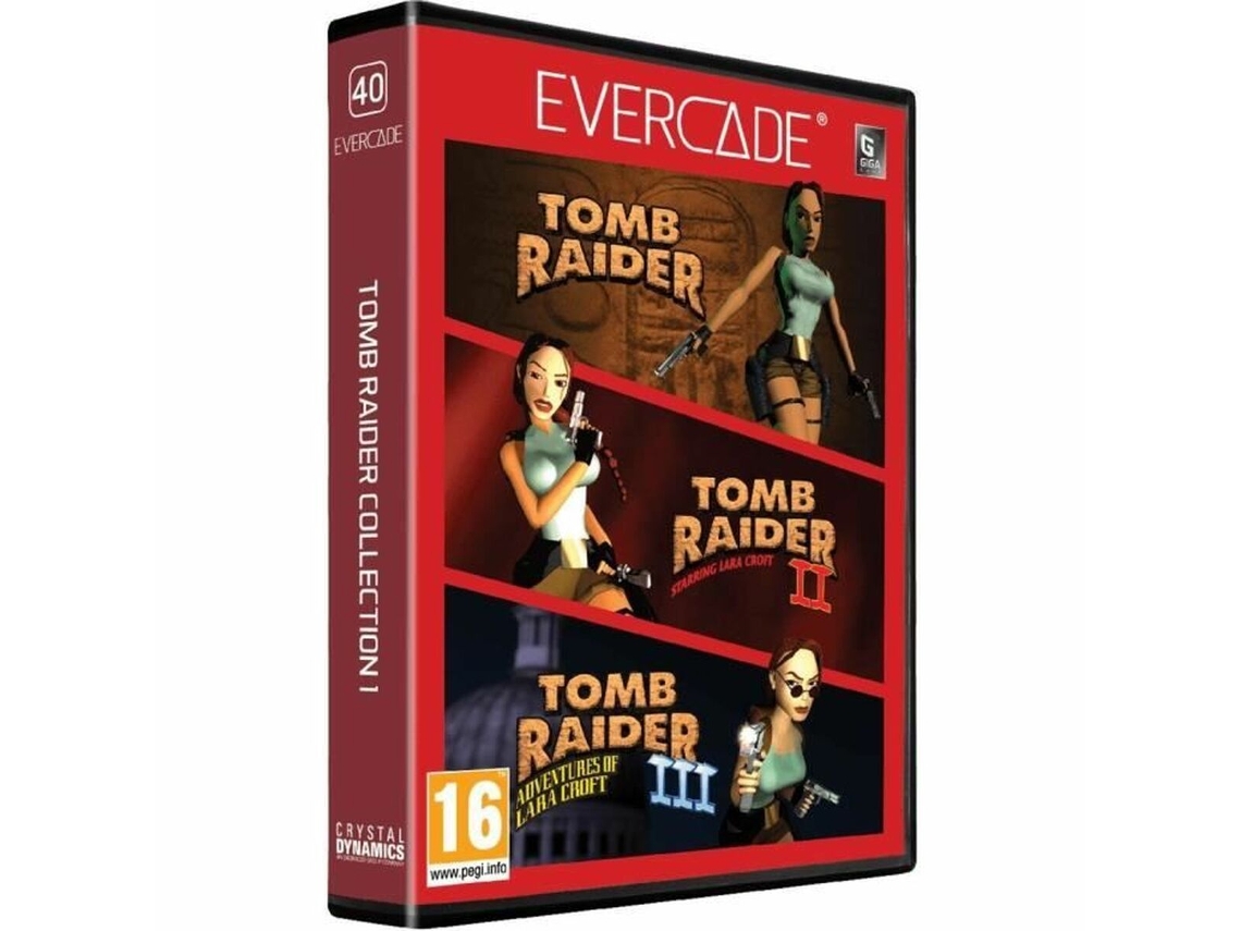 Cartucho de Dados JUST FOR GAMES Evercade Tomb Raider Collection 1