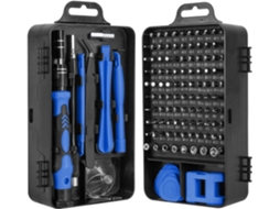 Conjunto De Chaves Fenda Precisão 115em 1, Kit De Ferramentas Magnéticas Multifuncionais Para Reparos Domésticos Laptops