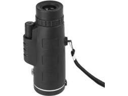 Telescópio Monocular 40x60 Ferramenta de Alta Potência para Observação de Pássaros, Caminhadas, Acampamentos e Viagens JYTGALX (preto)