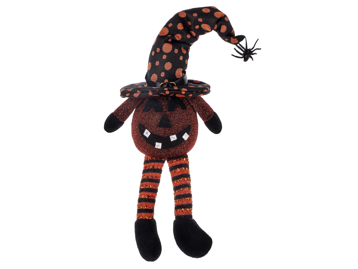Laxiscreed Decoração De Halloween Com Caveira, Abóbora Led E Videira De Folhas De Maple Artificial