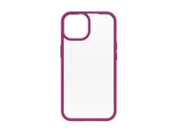 Capa Modelo React Translúcido Para Iphone 13 Otterbox Plástico Resistente Rosa