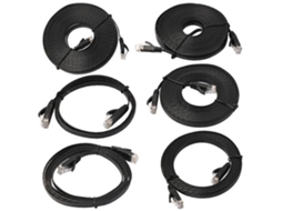 Cabo de Rede LAXISCREED Cat6 Flat de Cobre Puro