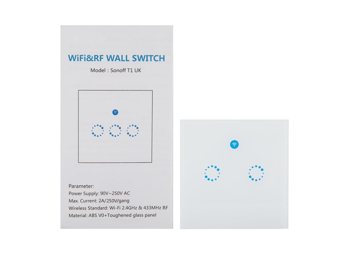 Laxiscreed Interruptores Táctil Wifi Inteligentes Para Painel, Compatíveis Com Padrões Do Reino Unido E Da Europa