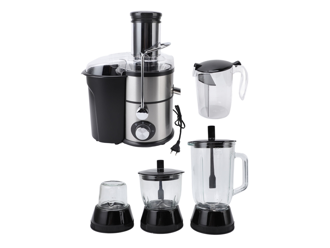 Processador de alimentos 4 em 1 800w, liquidificadora e espremedor, entrada de 3,3 polegadas LAXISCREED