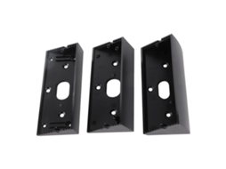 Conjunto de 3 suportes angulares para campainha Ring Doorbell Pro 20/30/40, cinza, fácil instalação, branco.