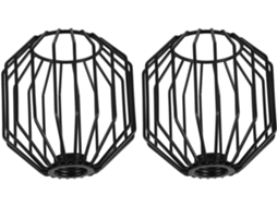 Conjunto De 2 Gaiolas De Arame Vintage Para Pássaros, Para Pendurar - Estilo Industrial Retrô