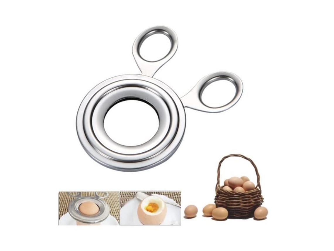 Cortador E Abridor De Cascas De Ovos, Em Aço Inoxidável, Para Versões Cozidas, Utensílio Manual De Cozinha