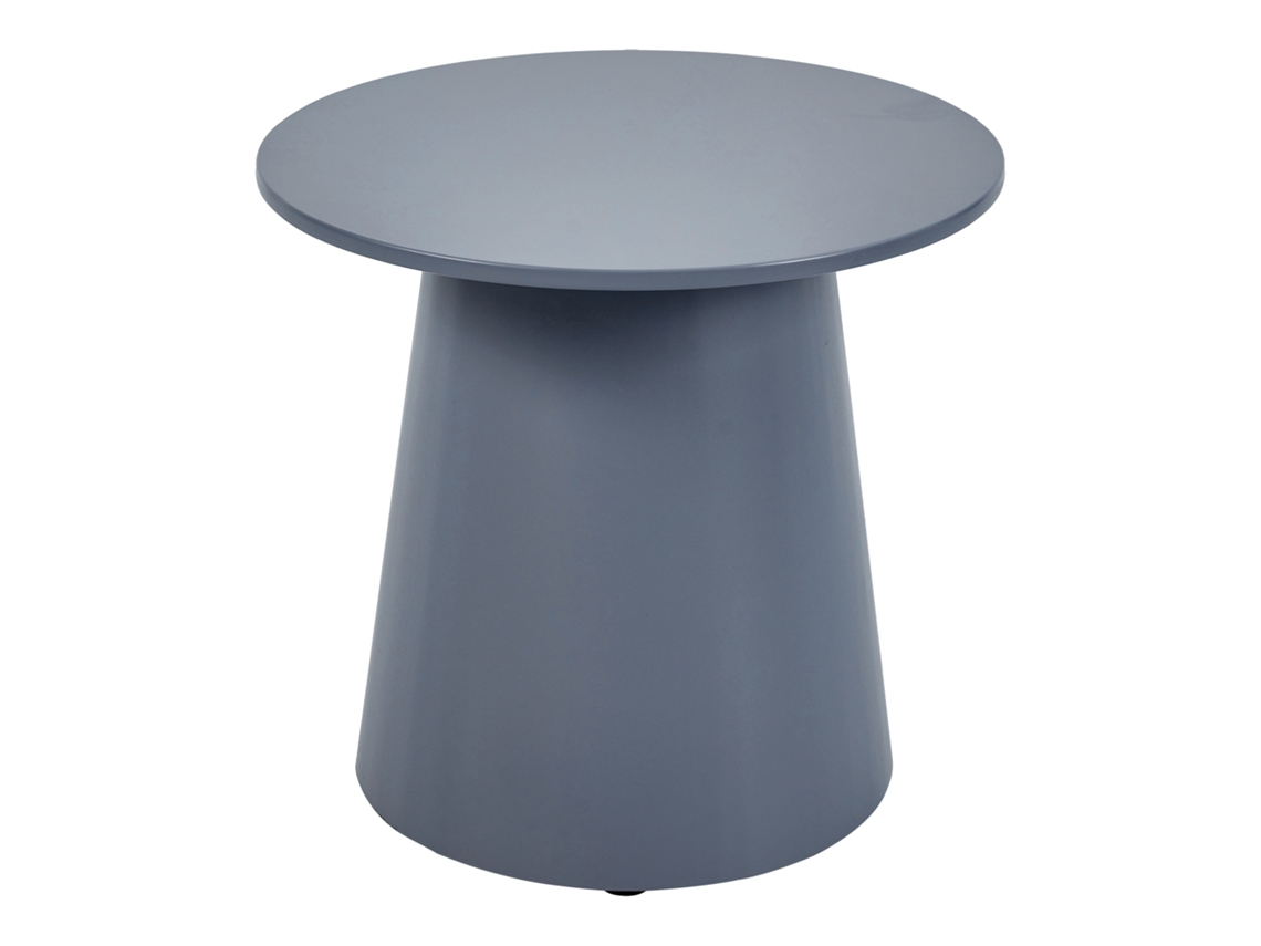 Mesa De Centro Nyd Redonda Mdf 40 X Ø44 Cm Azul Cinzento [EN.CASA]