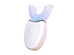 Escova de Dentes Elétrica Ultrassônica, Ferramenta Clareamento Dental em Formato U Silicone, Dent Es para Adultos GOKOCO