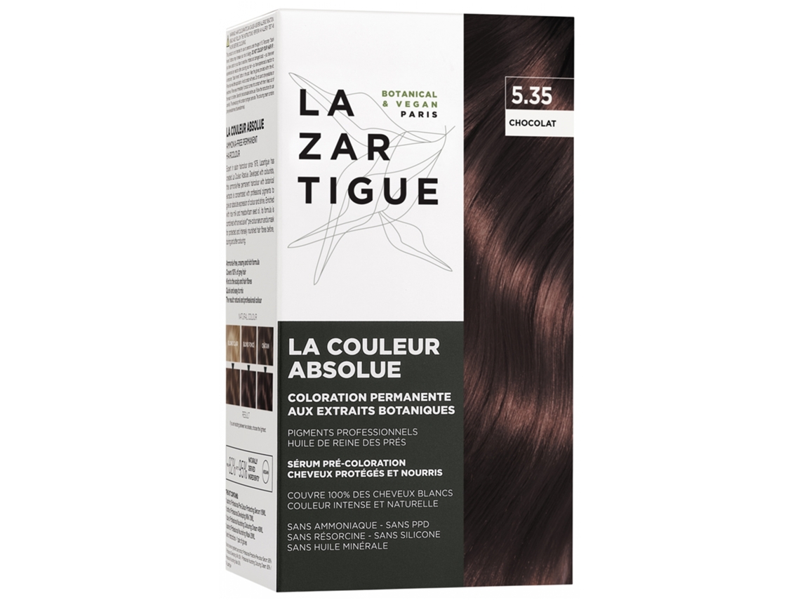 Tinta The Absolute Color Coloração: 5,35 Chocolate LAZARTIGUE