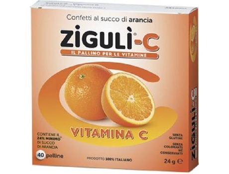 Suplemento Alimentar FALQUI Zigulì C Orange (40 pérolas de 24g)