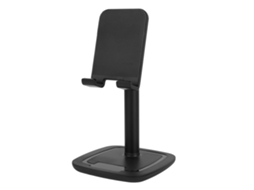 Suporte para Telefone de Liga de Alumínio Preto para Mesa EOOCOO (plegável e Telescópico)
