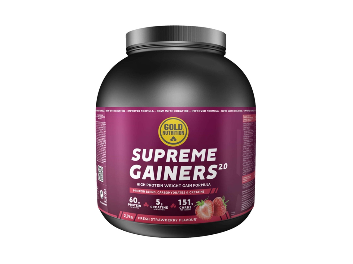 Supreme Gainers 2.0 Strawberry Flavour Goldnutrition
