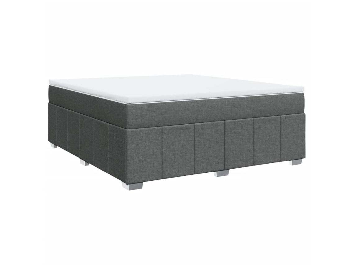 Box Spring Bed, Box Spring Beds Vidaxl Cinzeto Tecido (180 X 200 Cm)