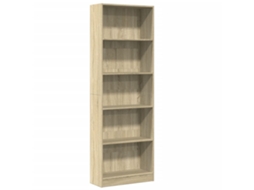 Bookcase, Bookcases Vidaxl Marrom Madeira Processada (n/a)