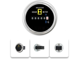 Horímetro De Operação 4n3700 52 Mm Para Escavadeira E Carregadeira