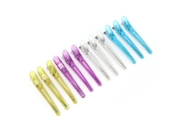 2026 12 Clips de Pelo Pico de Pato Portáteis Antideslizantes para Cabelo Grosso, Material Resistente e Durável, 4 Cores