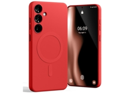Capa De Mercúrio Semi-silicone Para Samsung S25 S936 Para Magsafe Flexível