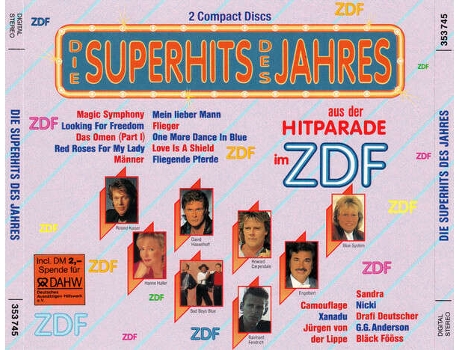 Cd Die Superhits Des Jahres Aus Der Hitparade Im Zdf Ariola