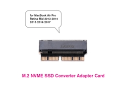 Placa Adaptadora Conversora M.2 Nvme Ssd Para Macbook Air Pro 2013-2017 Design De Dedos Dourados