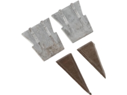 Conjunto De 4 Cunhas Reforço Para Instalação Puxadores Ferro