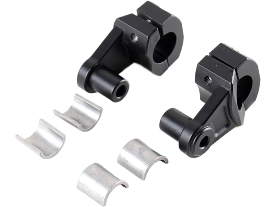 Adaptador para Guidão de Motocicleta Braçadeiras Elevadores Universal 22 Mm Suportes Universais Fácil