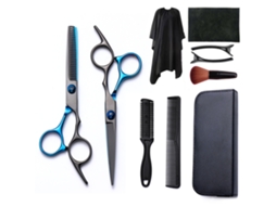 Kit De Tesoura De Corte Cabelo, 10pcs Ferramenta Profissional Para Corte De Cabelo, Para Cabeleireiros E Uso Doméstico Cuich