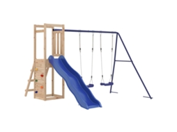 Conjunto De Brincar Para Exterior Vidaxl Marrom Madeira