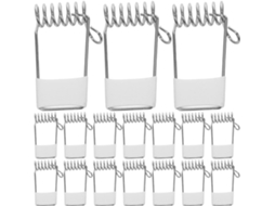 Conjunto De 30 Presilhas De Fixação Com Mola Para Lâmpadas Tubulares E Refletores De Led